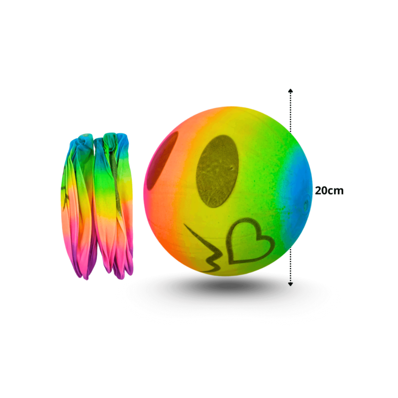 pelota de hule colores fosfo C/12 TG-29D-7 o M108-9H-1