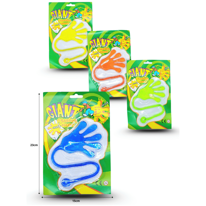 manita pegajosa en blister gigante C/12 C1473