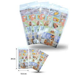 billete capy bara impreso por ambos lados set 2 pzas C/50 ZRLL