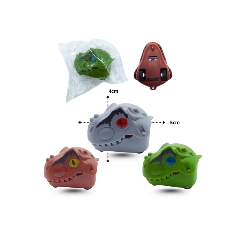 cabeza de dinosaurio mordelón con retroimpulso C/12 C1141