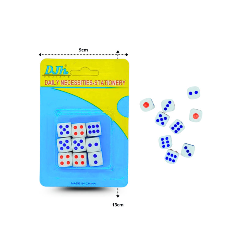 dados en blister 9 pzas C/12 C2159