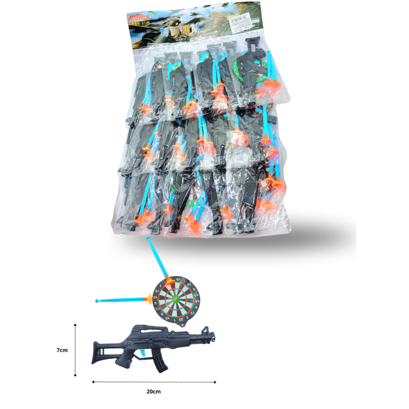 rifle de chupón 19cm en planilla C/20 C1488