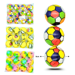pelota antiestrés diseños surtidos C/12 GPM-3319