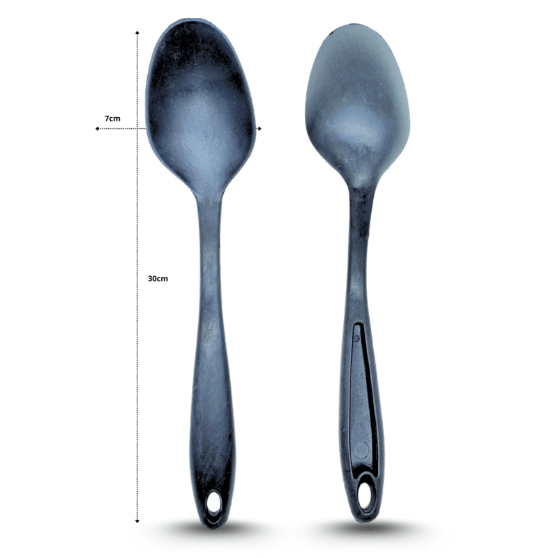 cuchara de servicio utensilio negro alta resistencia nylon C/10 9845