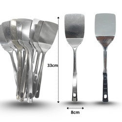 utensilio pala volteadora de acero inoxidable C/12 A1104