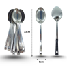 utensilio cuchara de servicio de acero inoxidable C/12 A1106