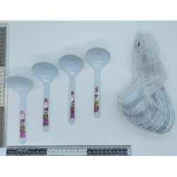 cucharón mini de melamina con estampado C/25 RB-3006