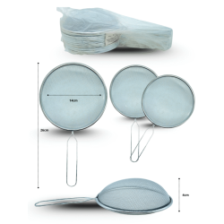 colador metálico 14cm C/12 XH4649 y PB-3014