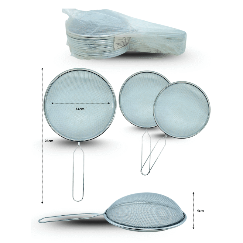 colador metálico 14cm C/12 XH4649 y PB-3014