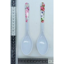 cuchara de melamina flores17cm C/12 A0146