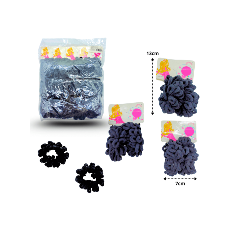 dona medusa negra C/12 EO276