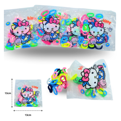 liga toti colores surtidos en bolsa decorada cierre a presión C/12 M10011