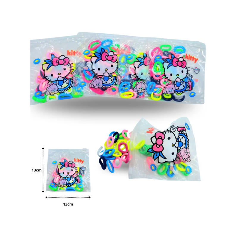 liga toti colores surtidos en bolsa decorada cierre a presión C/12 M10011