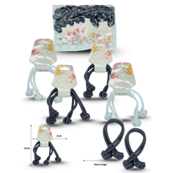 liga nudo par blanca y negra C/12 HQP-02B