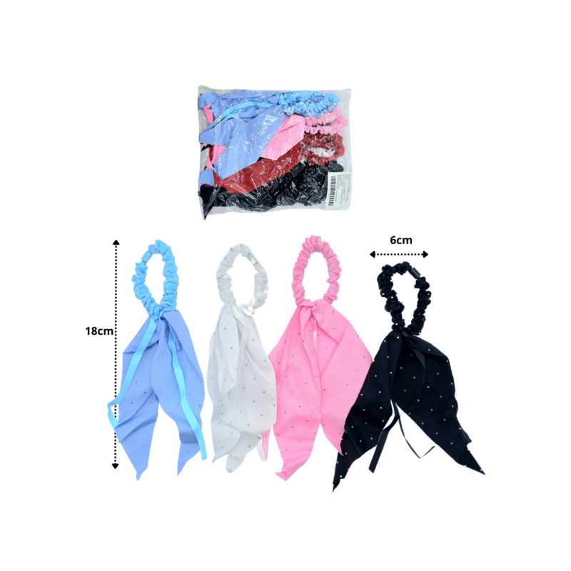 liga corrugada con tela y brillos C/12 147-2B-4