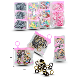 liga licra toti colores surtidos bolsa con cierre a presión C/12 HQP-1133