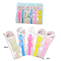 valerina delgada con moño decoración C/12 244-1H-2