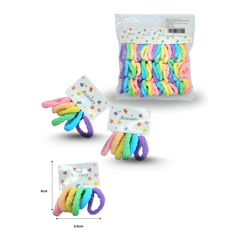 liga licra corrugada set 6 pzas C/12 4B-6