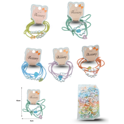 coletero par con decoración perlas C/20 SPJ-411