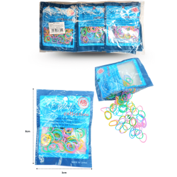 liga de goma bolsita azul C/12 G6301