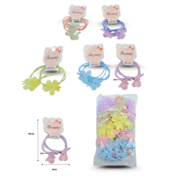 coletero par con decoración flores color C/20 SPJ-411