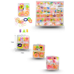 caja surtida dona toti, liga licra y piojos C/12 EEO017