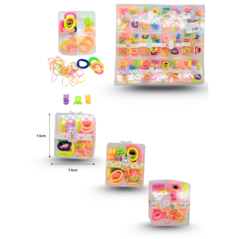 caja surtida dona toti, liga licra y piojos C/12 EEO017