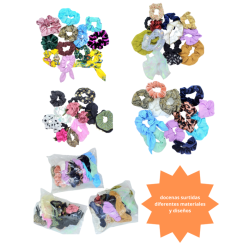 dona surtida varios modelos, texturas, materiales y estampados C/12 HLK-1252