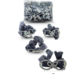 dona negra tela tul negra con adorno brillante C/12 FI-50