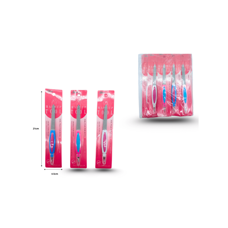 lima metálica con pata de mula en blíster C/12 HLQ-39