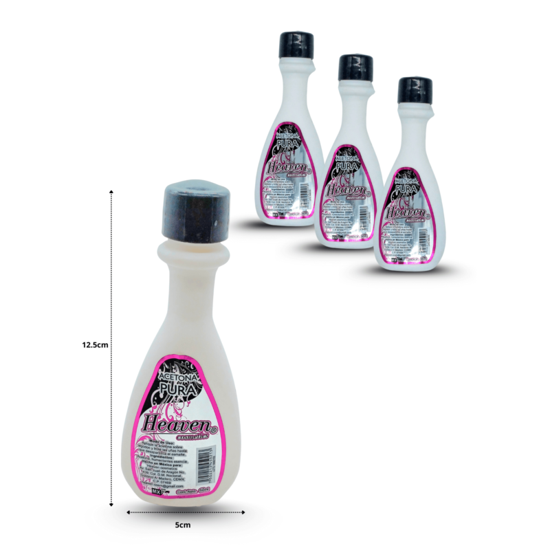 acetona pura 60 ml heaven C/12 RUVA