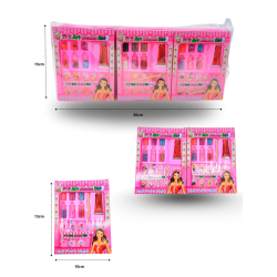 uña infantil con hojuelas decorativas y pegamento C/12 TB-0789G