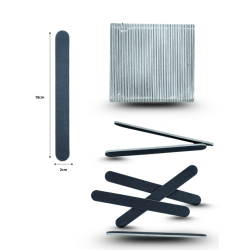 lima recta negra C/50 M226-5D-1