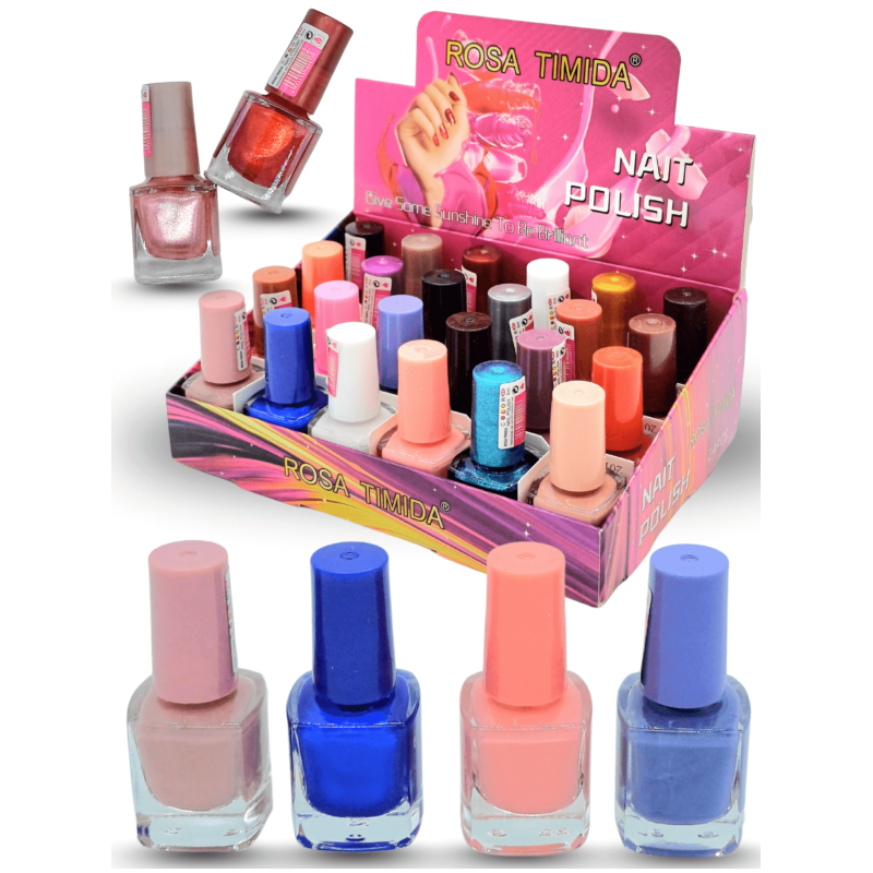esmalte rosa timida caja rosa C/24 XH210994