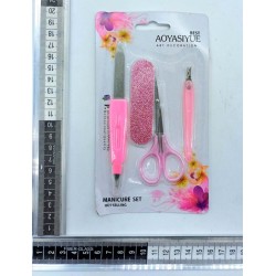 set manicura con 4 pzas en blíster C/12 10G-67