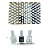 esmalte base colores surtidos negro, blanco y transparente C/112 ALB MOR