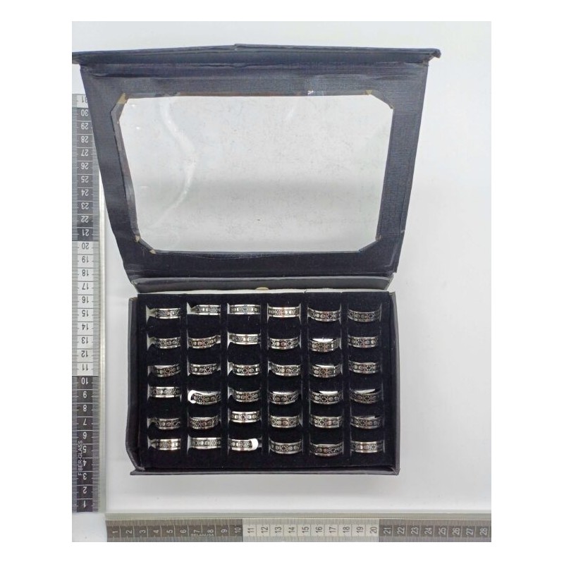 anillo figura calaveras halloween acero inoxidable C/36 R246M-51