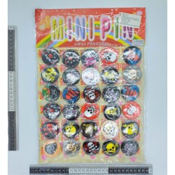 broches en planillas calacas halloween C/30 R-37