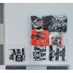 guante dedo calaveras halloween C/12 R-34