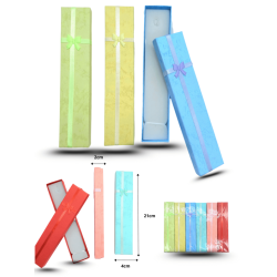 caja larga para regalo variedad de colores 4.5×21 CM C/12 GE67379