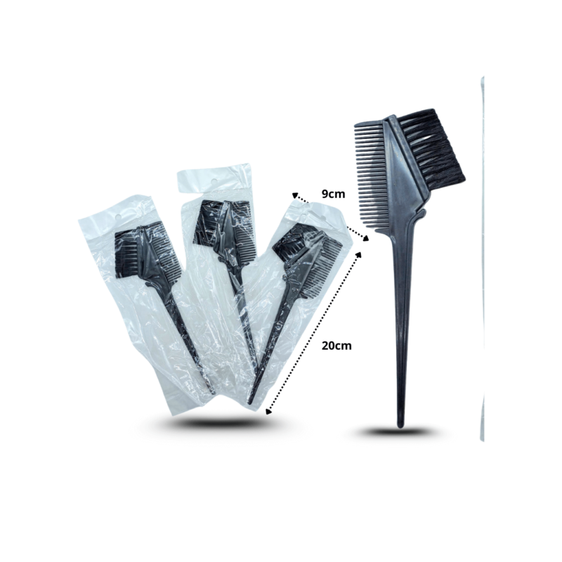 peine con brocha para tinte 1 pza C/12 030