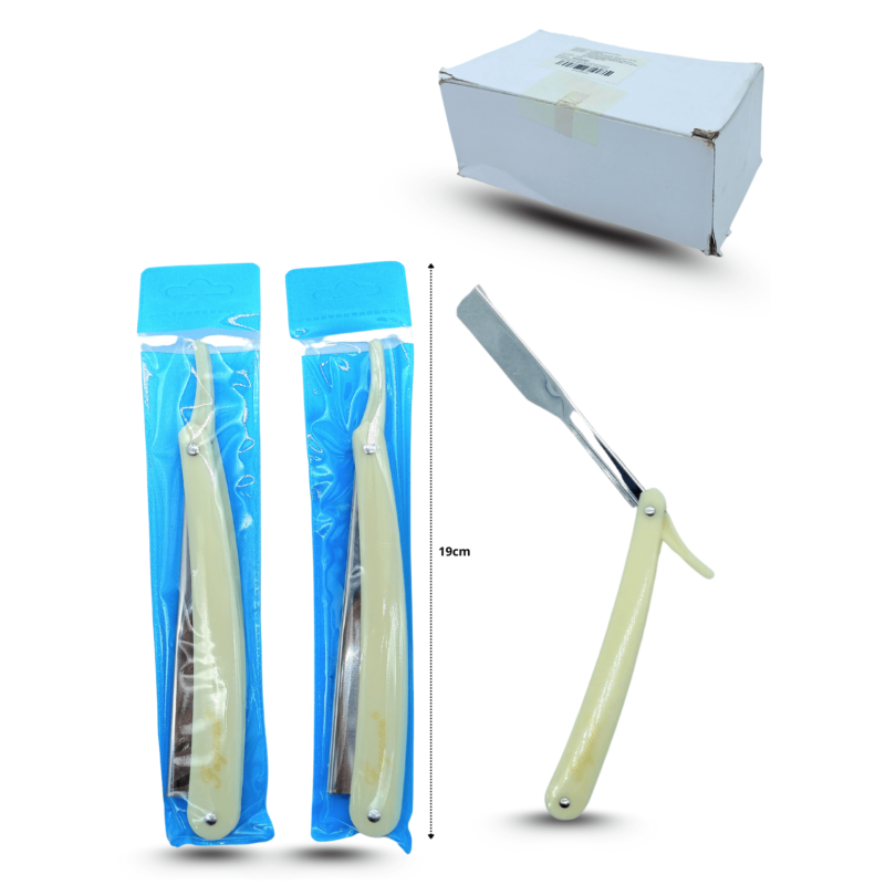 navaja de rasurar con mango plegable empacada individual C/24 XH230552
