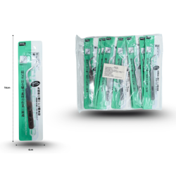 pinza de precisión anti magnetismo corrosión acero inoxidable en blíster C/12 HLQ-41