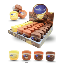 bálsamo labial tarro aroma chocolate vaseina 7g C/24 BALM-09