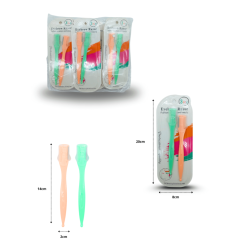 perfilador doble con cepillo ideal para ceja C/12 G-131J