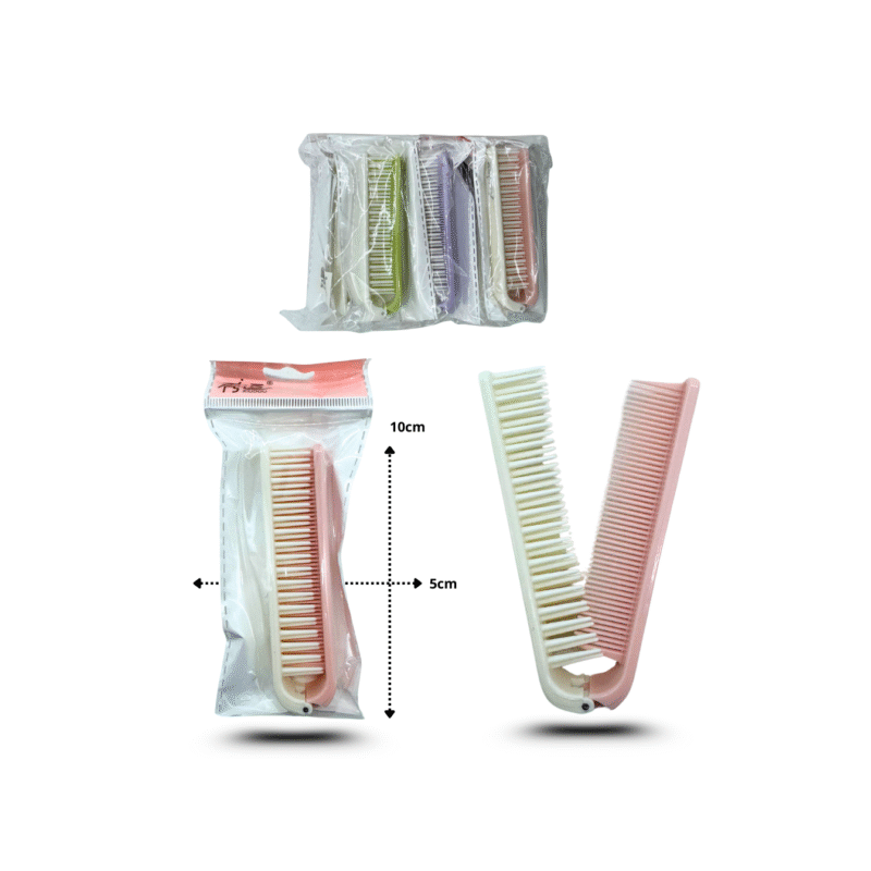 cepillo plegable de plástico variedad de colores C/12 K-78