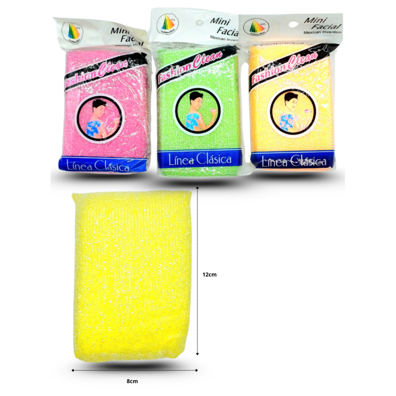 fibra fashion clean variedad de colores mini facial C/100 LOP CON