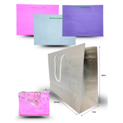 bolsa boutiquera color 21 25.5cmx20cmx9cm C/12 CRS TRS