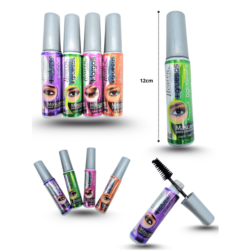 rimel para pestañas color negro surtido C/20 heaven