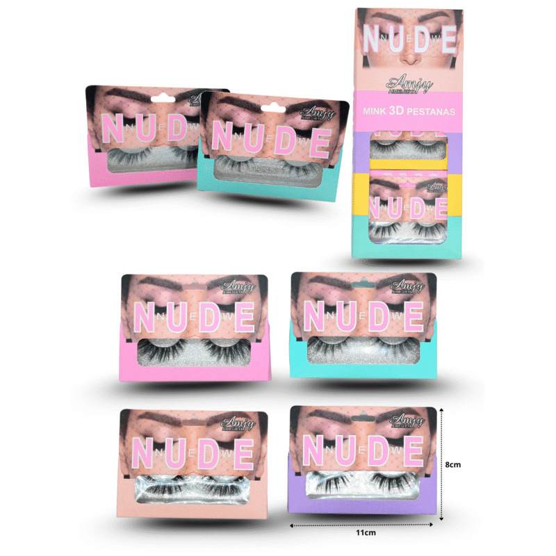 pestaña postiza nude amji 3D C/12 DG25-B9